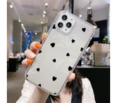 Clear Soft TPU Phone Cases For iPhone 15 Case iPhone 11 14 12 13 Pro Max X XR XS 6 7 8 Plus SE 2022 2020 Cover Love Heart Fundas