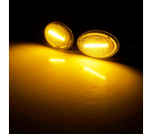 ANGRONG Amber LED Side Marker Indicator Repeater Lights Amber For Ford Fiesta MK 3 4 Mondeo MK1 Transit K6 MK7 Street Ka