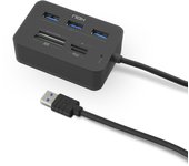 Nox Xtreme Reader One Lector de Tarjetas con Hub USB 3.0 Negro