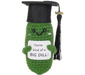 New Positive Energy Doctor Hat Potatoes Doll With Card Home Room Decoration Crochet Potatoes Dolls Ornament Christmas Gifts