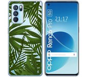 Funda Silicona Transparente para Oppo Reno 6 Pro 5G diseño Jungla Dibujos