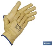 Blister guantes vacuno extra c/borreguito t-10   caja 12 unid.