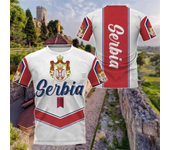 3D Serbia Flag Coat Of Arms Printed T Shirt Children Fashion T-shirts Sodier Army Veteran Tees Military Camouflage Clothes Tops