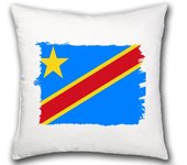 MERCHANDMANIA COJIN bandera república democrática del congo pais hogar comodo cussion