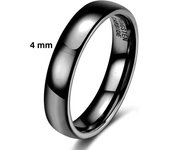 2mm 4mm 6mm 8mm  Gold Domed High Polish Comfort Fit Tungsten Wedding Band Ring for Men Women  Size 5-12
