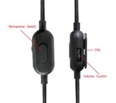 Cable de repuesto para Logitech G433/233/g Pro/g Pro X/HyperX Cloud Alpha/Xbox One