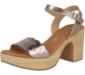 Zapatos de Tacon Oh! My Sandals Md5388 para mujer en color gris