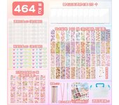 Luxury Goo Card Set Diy Goo Card Sticker Full Set Cute Goo Card Sticker Girl Children's Hand Account Set