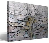 Cuadro Canvas Florecimiento de Manzano Piet Mondrian - Alta Calidad
