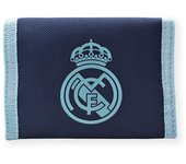 Cartera Real Madrid en color Azul - Producto Oficial del Equipo de Fútbol - Accesorio de Moda Ideal para Fans