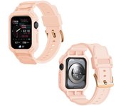 For Apple Watch Series 10 46mm 42mm Sport Protective Replacement Wristband iWatch Series 10 Retrofits Strap Strap Case One-piece
