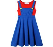 Summer Casual Girls Princess Mermaid Jasmine Elsa Anna Dress for Kids Cotton Clothes Isabella Mirabel Rapunzel Clothing
