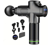 30 Level Massage Gun Fascia Deep Muscle Relax Body Neck Massager Electric Fitness Equipment Noise Reduction Male Female
