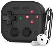 Case for Airpods Pro 2/3/4 3D Latch Gameboy Earphone Soft Protector Case Cover Airpods Silicone Protective Cover with Keychain ﻿