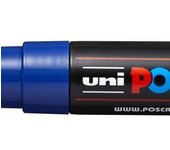 Posca Pc-7m - Marcador de Pintura - Punta de Bala - Tinta Base Al Agua - No Permanente - Color Azul - Pack de 6 Uds