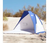 vidaXL Tienda de playa 185T poliéster azul celeste 268x223x125 cm