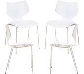 Pack 4 Sillas Plecy - Blanco