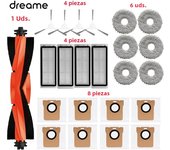 Dreame L20 Ultra Robot Vacuum Spare Parts Dreame L30 Ultra Rubber Main Side Brushes Mop Cloths HEPA Filters Dust Bag Accessories
