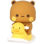 Hot Cute Bubu Dudu Panda Bear Figure Cartoon Exciting Bear Miniatures Collectible Animal Toy Doll Ornament Home Derocation