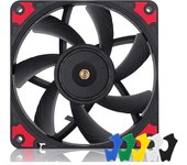 Noctua NF-A12X15 PWM CH.BK.S ventilador de PC Carcasa del ordenador 12 cm Negro