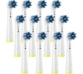 4pcs EB50 Cross Action Replacement Brush Heads For Oral B D12 D16 D100 3757 3709 pro3 pro1max electric toothbrush