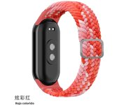 Braided Strap for Xiaomi Mi Band 8 Elastic Nylon Solo Loop Adjustable Watchbands Replacement correa bracelet for Miband 8 NFC