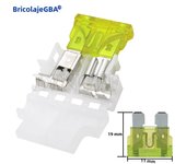 5Set Medium Auto Fuse Holder With Car Boat Truck ATC ATO Blade Fuse 1A 2A 3A 4A 5A 7.5A 10A 15A 20A 25A 30A 35A 40A