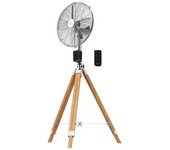 CECOTEC 05918 Ventilador trípode con 3 velocidades y mando a distancia con acabado metálico EnergySilence 1600