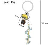Demon Slayer Cartoon Anime Kamado Tanjirou Pendant Accessory Cute Agatsuma Zenitsu Pendant Keychain Hashibira Inosuke Keychain