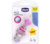 Chicco Chupete Silicona Micro Fashion Clip 0-2M