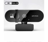 Webcam 4K 1080p Mini cámara con micrófono 2 Full HD 30fps USB para Enfoque automático PC portátil grabación de vídeo