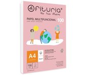 Paquete de folios A4 de 100gr con 100 Hojas Blancas, Papel Multifuncional para Uso Escolar y Entornos Laborales. Ideal con impresoras láser, de inyección o fotocopiadoras - Ofituria