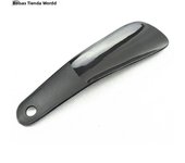 1PCS  3PCS 16cm Black Plastick Shoe Horn Spoon Shape Shoehorn Shoe Lifter Flexible Sturdy Slip
