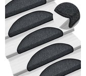 Esteras para Escaleras 10 piezas 56x17x3 cm Anthracita