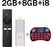 TV98 ATV X6 Mini TV Stick Android 14 BT5.0 8K 4K 5G Wifi 6 Allwinner H313 Quad Core inteligente remota por voz TV Stick PK DQ10