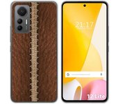 Funda Silicona para Xiaomi 12 Lite 5G diseño Cuero 01 Dibujos