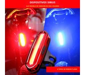Luz Trasera LED Para Bicicleta Recargable Por USB Luz Frontal Trasera Impermeable Para Ciclismo Montaña Y Vehículos Normales