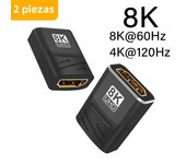 8K HDMI 2.1 Extender Female To Female HDMI-Compatible for Laptop PC TV PS3 PS4 Monitor HDMI Cable Extension Adapter Connector