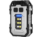 Mini LED Keychain Light Portable Magnetic EDC Flashlight Outdoor Camping Fishing Emergency Work Hat Clip Lamp With FingertipGyro