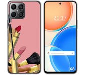 Funda Silicona para Huawei Honor X8 diseño Brochas Dibujos