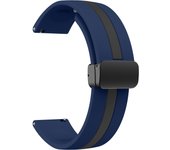 Magnetic D Buckle Band for Huawei GT4 3 GT2 pro 20mm 22mm Silicone strap for Samsung Galaxy Watch 6 5 4 for Garmin Vivoactive 4s