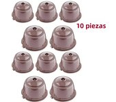 1/3/5/10pcs Reusable Coffee Capsules Filter Cup Dispenser for Nescafe Dolce Gusto Refillable Coffee Capsules Pod Compatible Kit