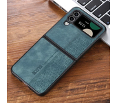 3D Embossing Case for Samsung Galaxy Z Flip 6 5 4 3 Z Flip6 5G Cover Soft Matte Leather Full Camera Protect Shell Phone Cover
