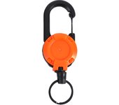 1-50Pc Heavyduty Retractable Keychain 24Inch Wire Rope Badge Reel Clip Wire Antitheft Easy Pull Up Rope Elastic Keychain Camping