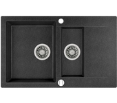 FREGADERO SINTÉTICO CLIVO 60 B-TQ 11/2B 1D REV 2O AUTO WST ONYX