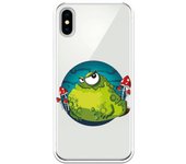 Funda compatible con iPhone X - XS - Monstruo verde