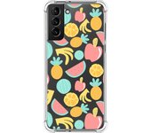 Tumundosmartphone Funda Silicona Antigolpes para Samsung Galaxy S21+ Plus 5G diseño Frutas 02 Dibujos