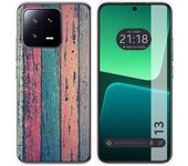 Funda Silicona para Xiaomi 13 5G diseño Madera 10 Dibujos