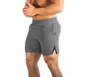Casual Shorts Men's Summer Dark Blue Breathable Loose Sports Straight Cropped Pants