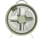 Cecotec Ventilador de Sobremesa EnergySilence 400 RetroDesk Beige/Verde/Rosado. 25W de Potencia, 8 Pulgadas, 4 Aspas aerodinámicas, Diseño minimalista, 2 Velocidades, Robusta y Base Estable